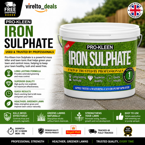 Prokleen iron sulphate lawn - prokleen,