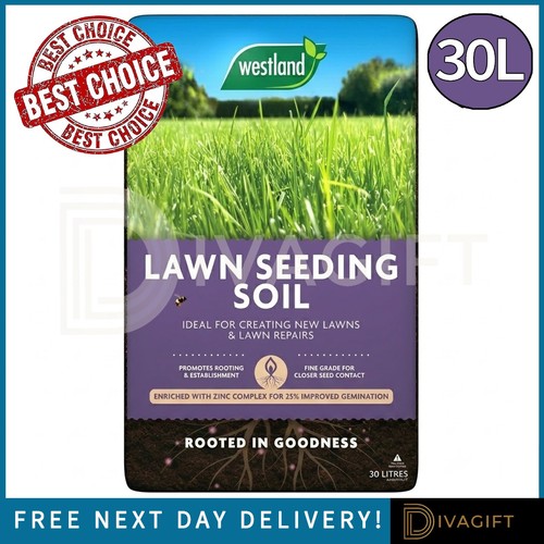 Westland lawn seeding soil 30l - seeding,