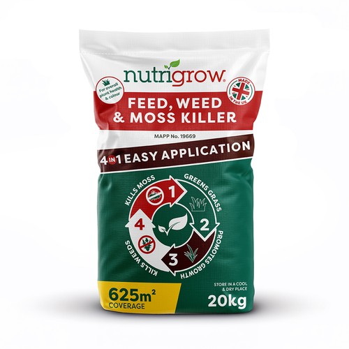 Nutrigrow weed feed - nutrigrow, moss
