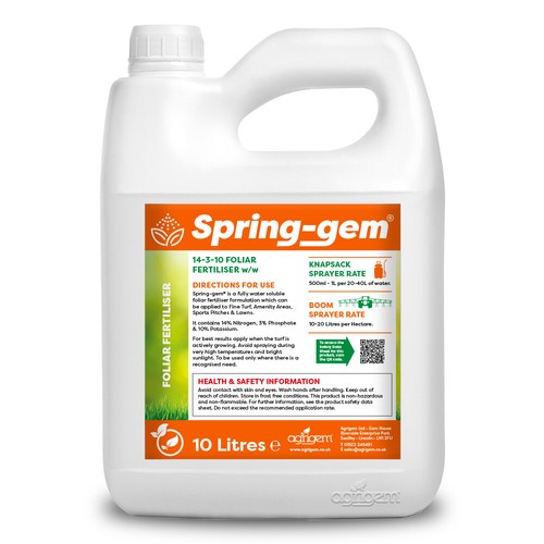 Spring gem liquid foliar lawn - liquid,